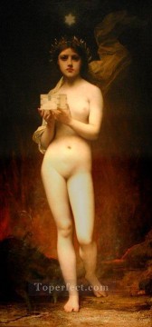 Desnudo Painting - Pandora cuerpo femenino desnudo Jules Joseph Lefebvre